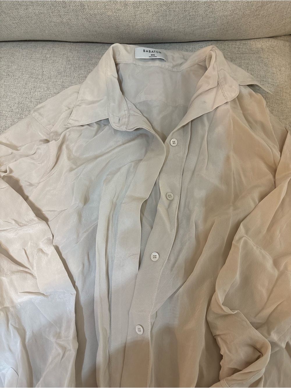 Babaton Button-Front Shirt Jacket
